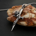 PENDRA Rosecross Vintage Rose Cross Necklace
