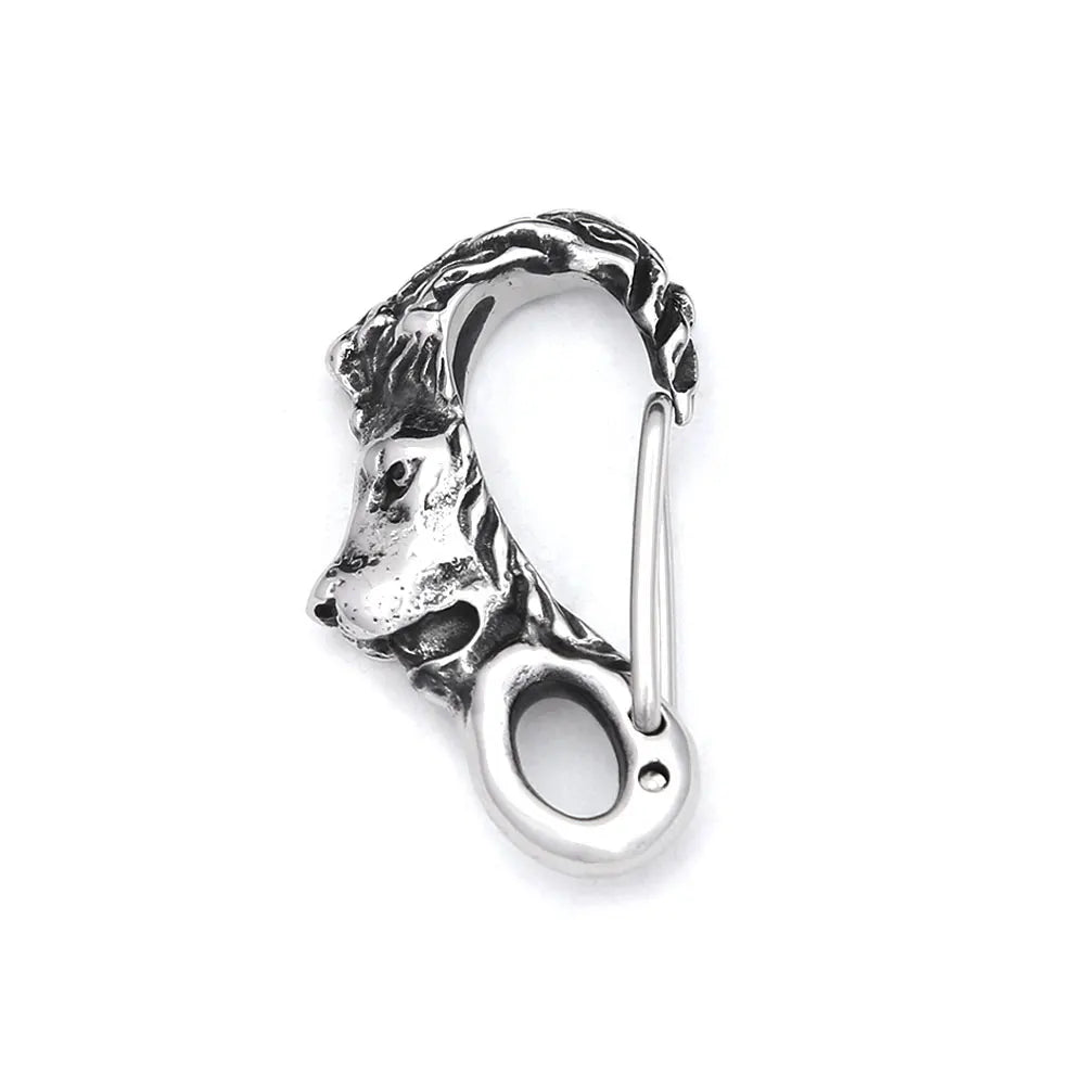 PENDRA Lionkey Stainless Steel Lion Head Keychain