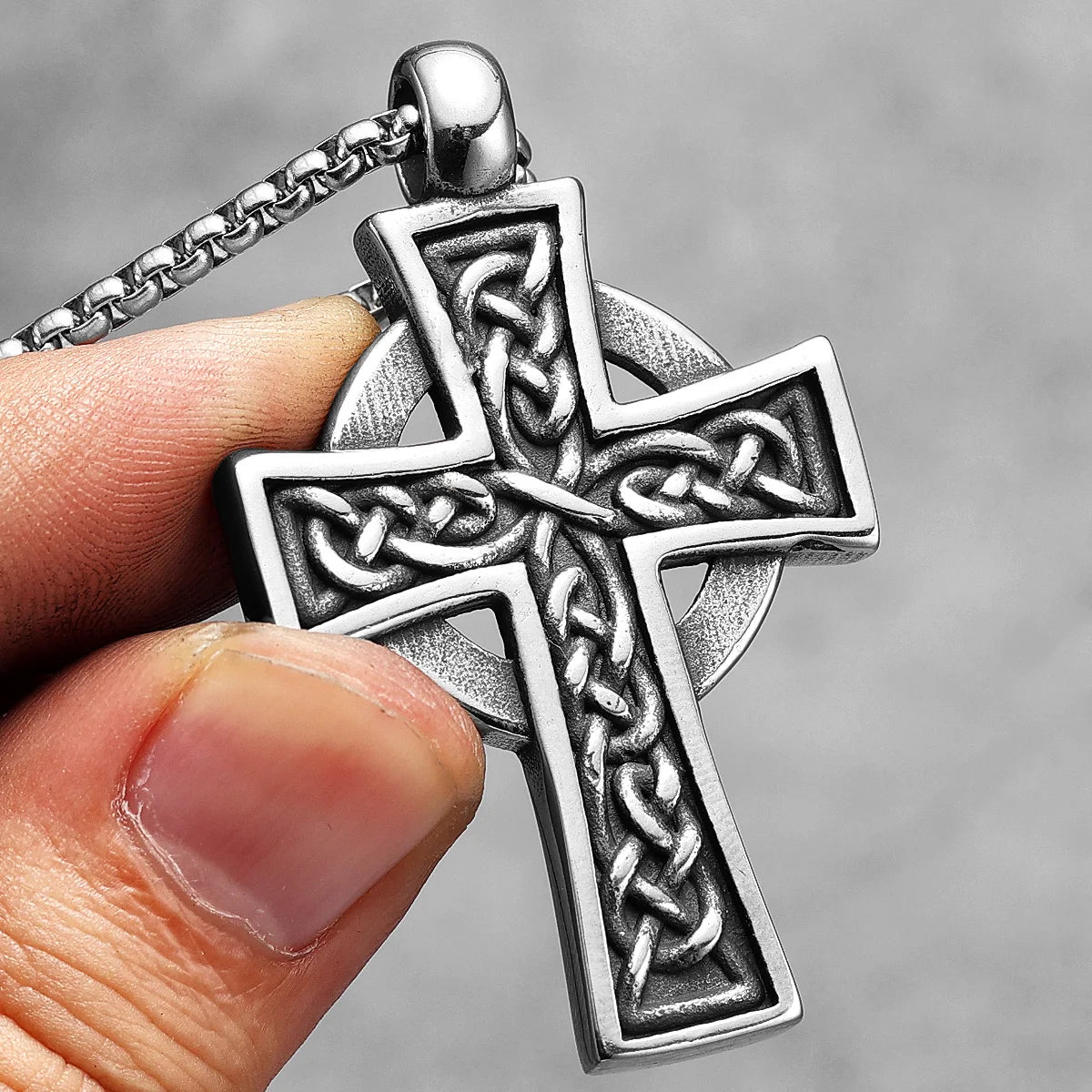 PENDRA Tavvara Cross Charm Necklace