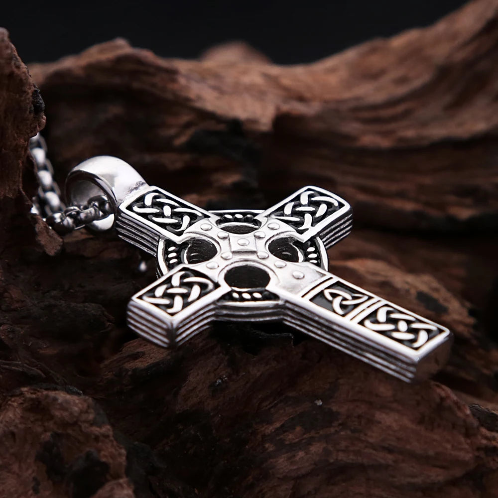 PENDRA Crossforge 316L Stainless Steel Cross Pendant Necklace