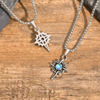 PENDRA Knot Viking Moonstone Pendant Necklace