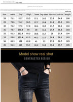 High-end Classic Washed Fashion Stretch Slim Black Mans Korean Style Streetwear Hip-hop Cowboy Jeans Luxury Casual Pants for Men