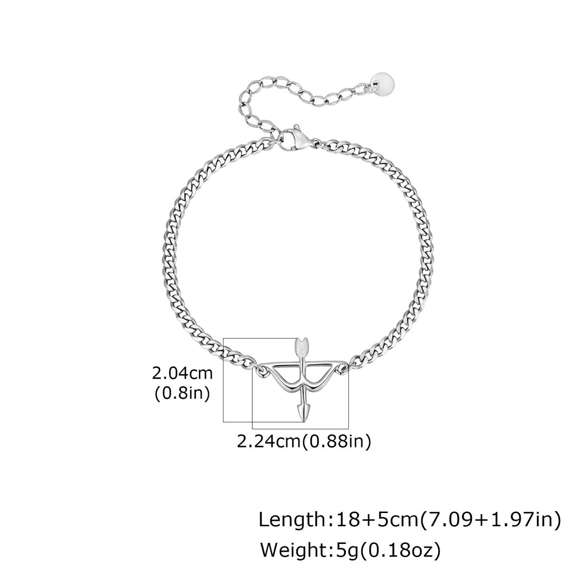 PENDRA Arrow Curb Bracelet
