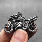 Racing Motorcycle Rider Stainless Steel Men Necklaces Pendant Chain Punk Biker New In For Women Fashion Jewelry Gifts Wholesale