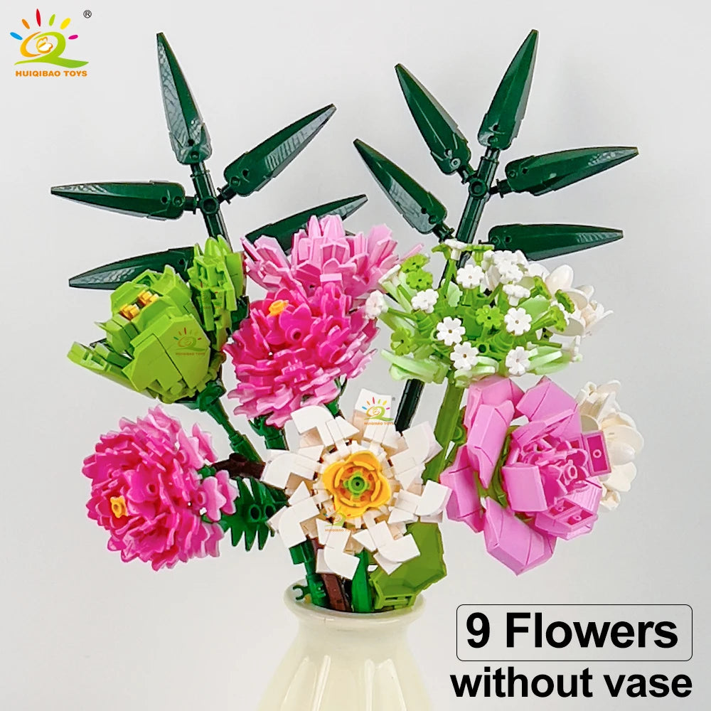 PENDRA Eternal Bouquet Floral Building Set