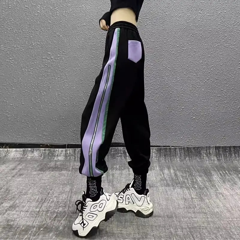 PENDRA Side Color Blocked Pants