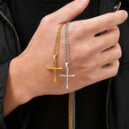 PENDRA Cross Gold Pendant Necklace
