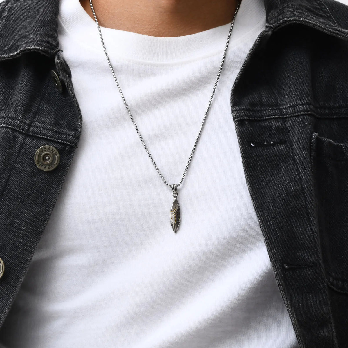 Punk Wishing Stone Necklaces for Men Boys,Trendy Sun Pattern Lion Head Pendant Necklaces,Birthday Anniversary Gift