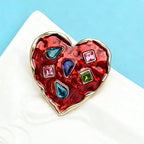 PENDRA Heart Brooch