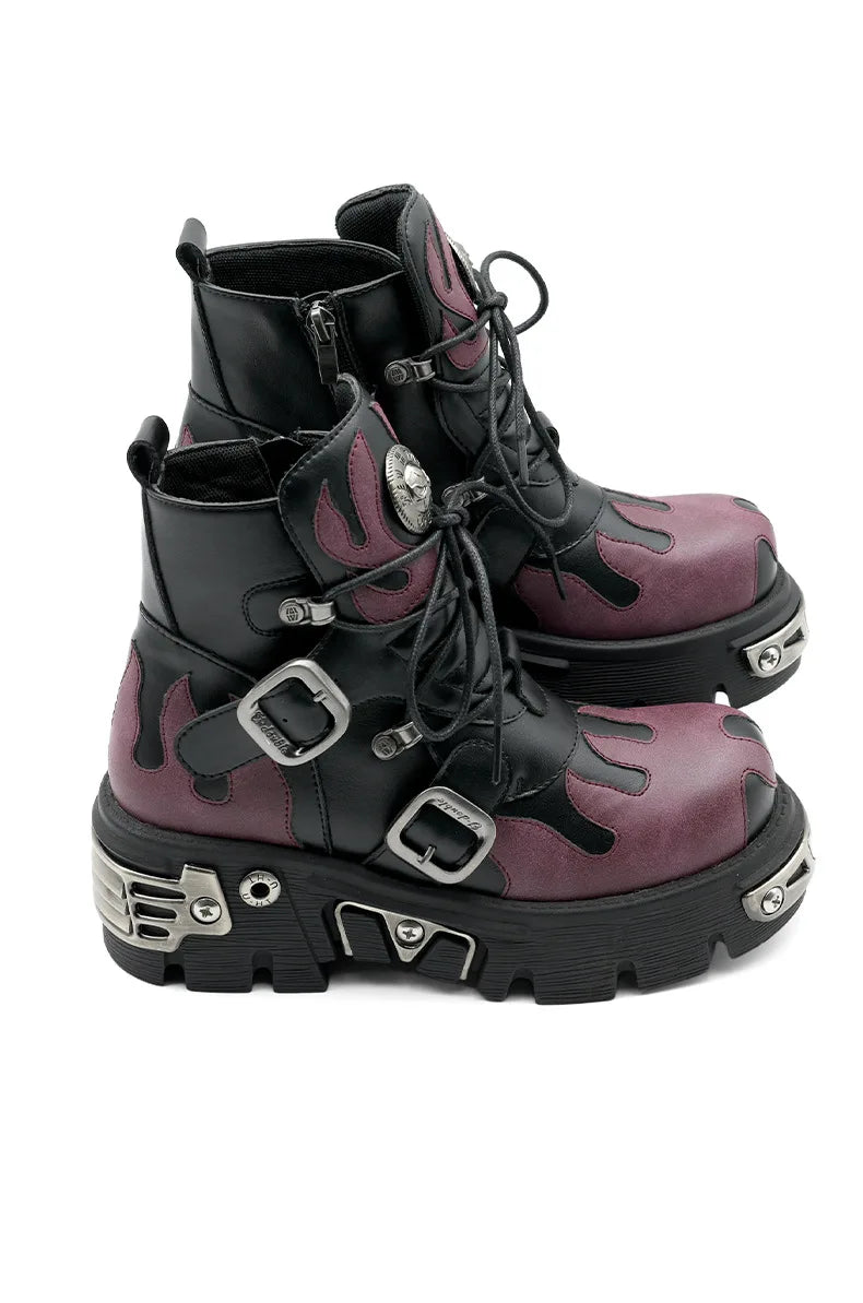 PENDRA Platform Rock Punk Boots