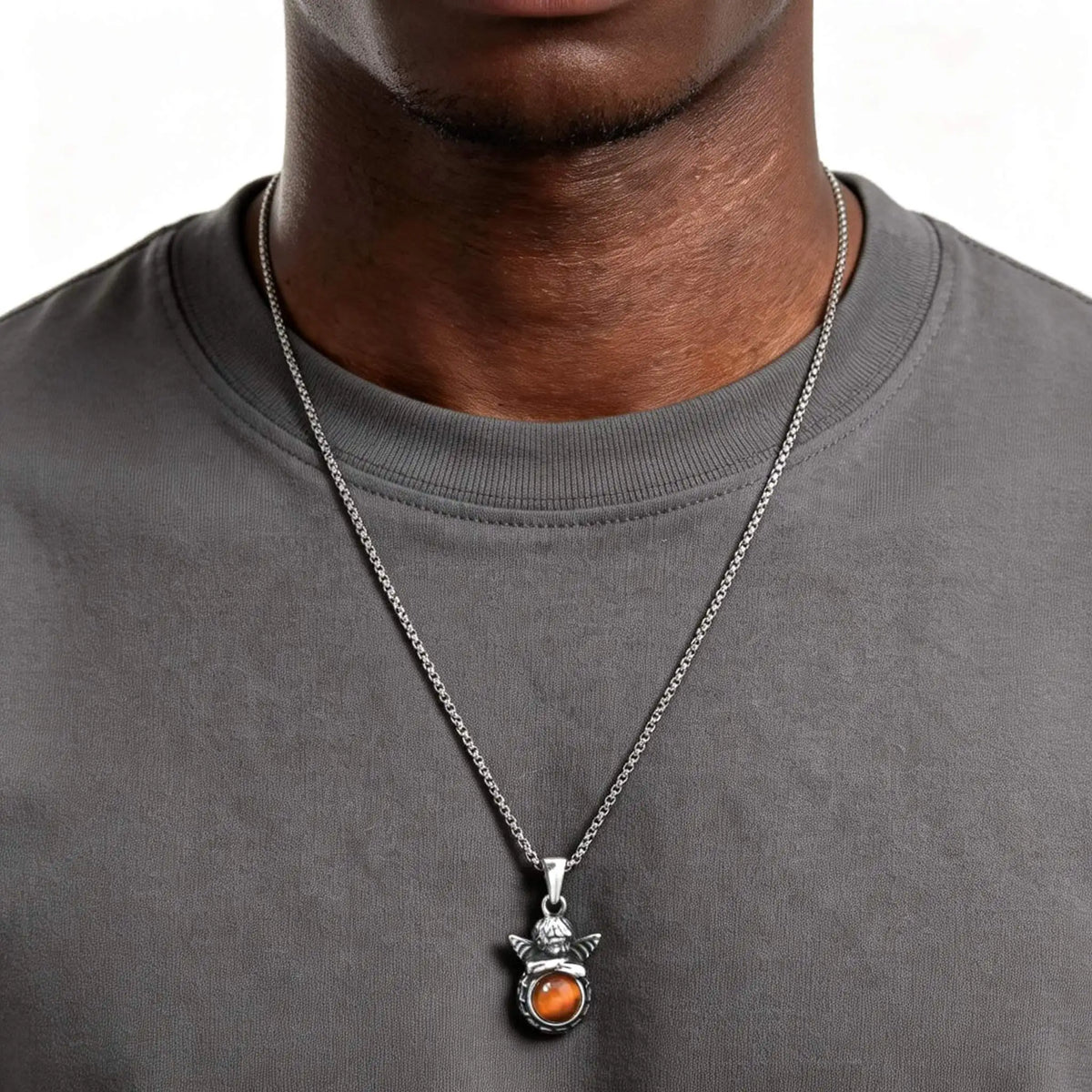 PENDRA Angel Stone Pendant Necklace