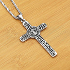 PENDRA Sacredcross Catholic Jesus Cross Pendant