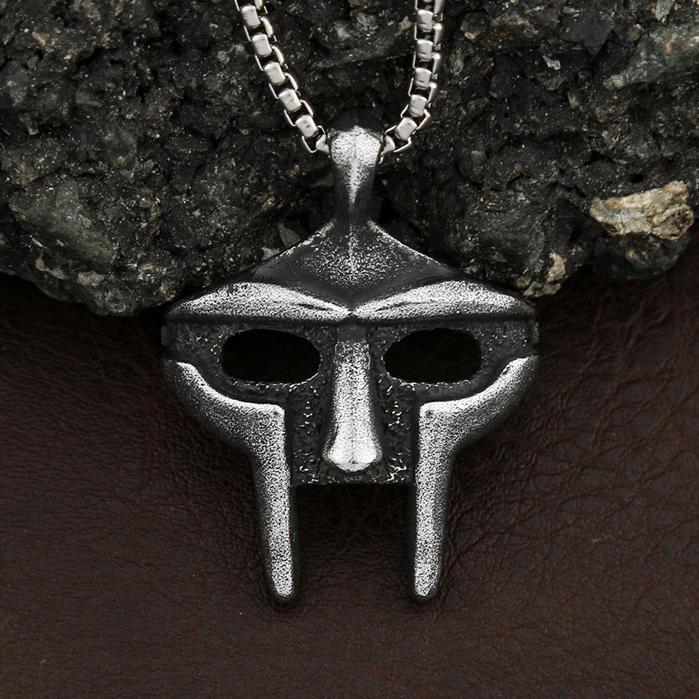 PENDRA MFDOOM Punk Mask Pendant Necklace
