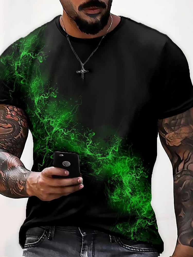 PENDRA Sports Flame Print T-Shirt