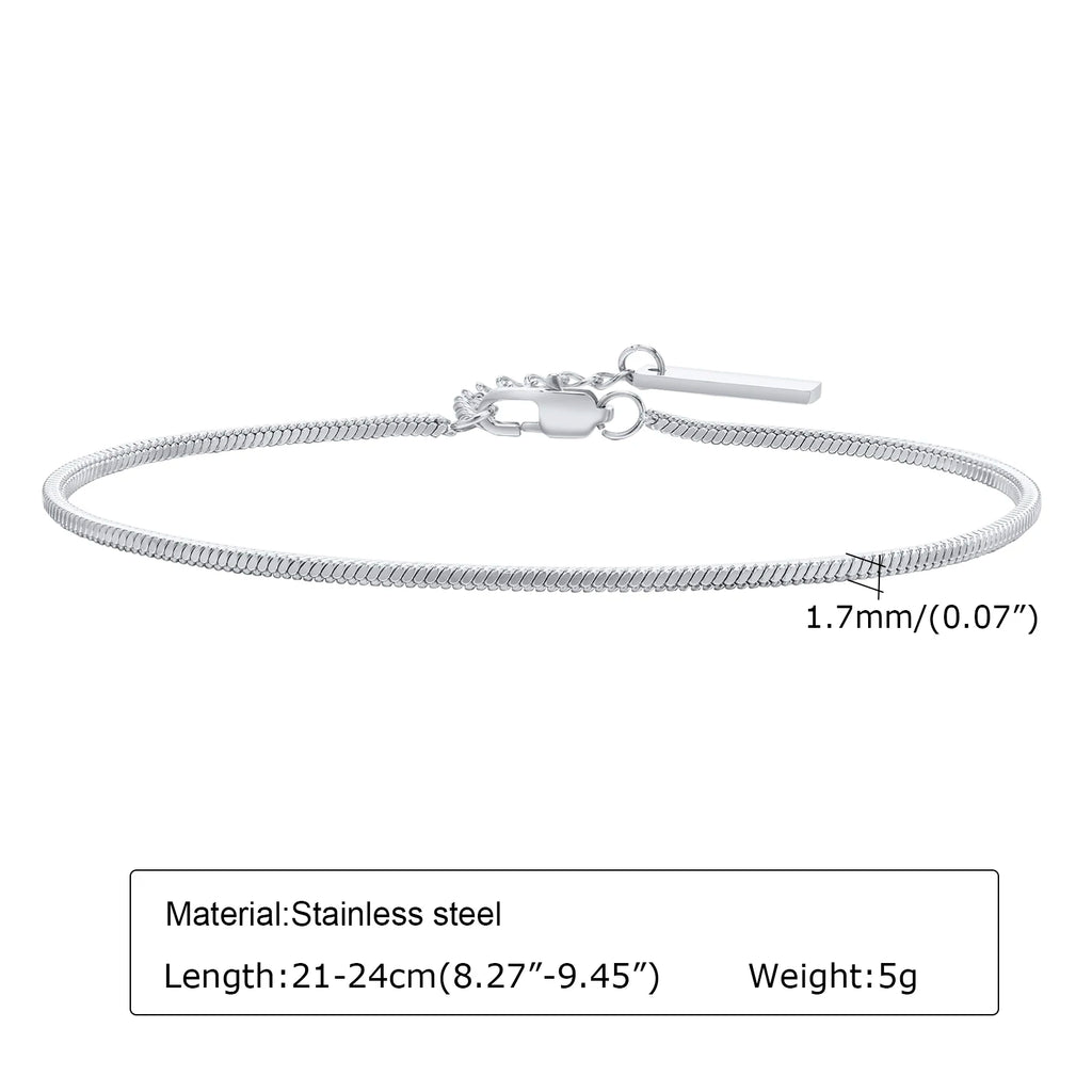 PENDRA Square Snake Bracelet