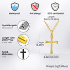 PENDRA Cross Gold Pendant Necklace