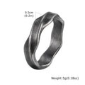 PENDRA Mobius Grey Love Steel Ring