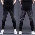 Gradual Change Color 2025 Tied Jeans Men's Summer New Loose Ruffian Handsome Small Feet Pants Trendy Brand Harlan Casual Pants