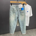 PENDRA Straight Leg Denim Washed Pants