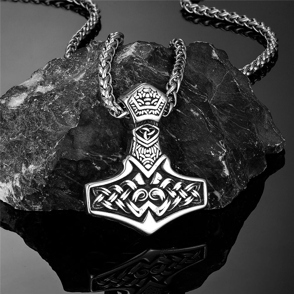 PENDRA Rune Vintage Hammer Necklace