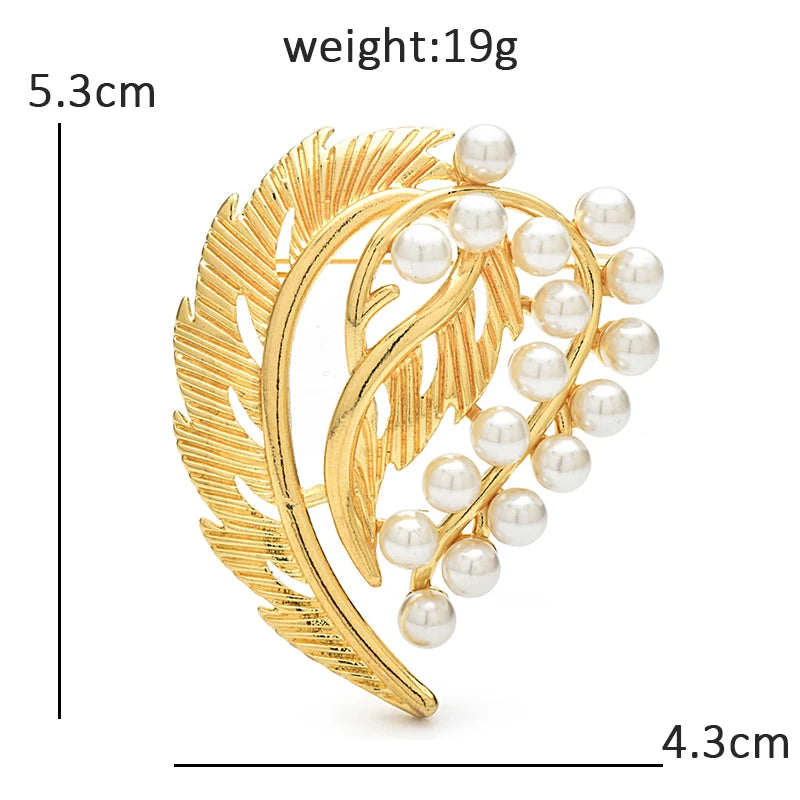 PENDRA Florielle20 Pearl Brooch