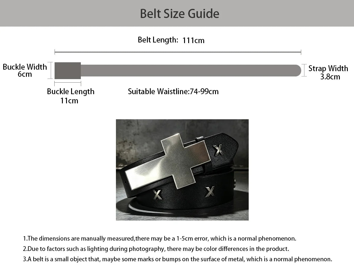 PENDRA Lunayne Metal Rivet Studded Gothic Belt