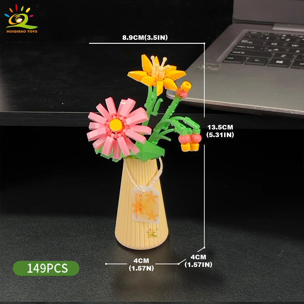 PENDRA Pot Sunflower Micro Building Set