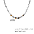 PENDRA Stone Natural Chain Necklace