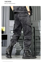 PENDRA Washed Brand Tooling Pants