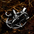 PENDRA Goatpentagram Pentagram Goat Head Pendant