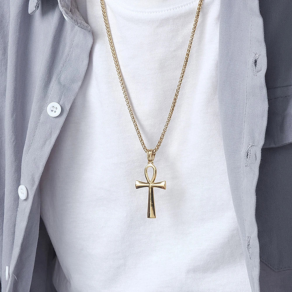 PENDRA Ankhcross Egyptian Ankh Cross Pendant Necklace