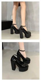 PENDRA White Nightclub Bar Shoes