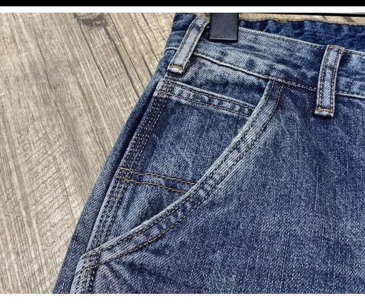 PENDRA Heavy Brand Tooling Jeans