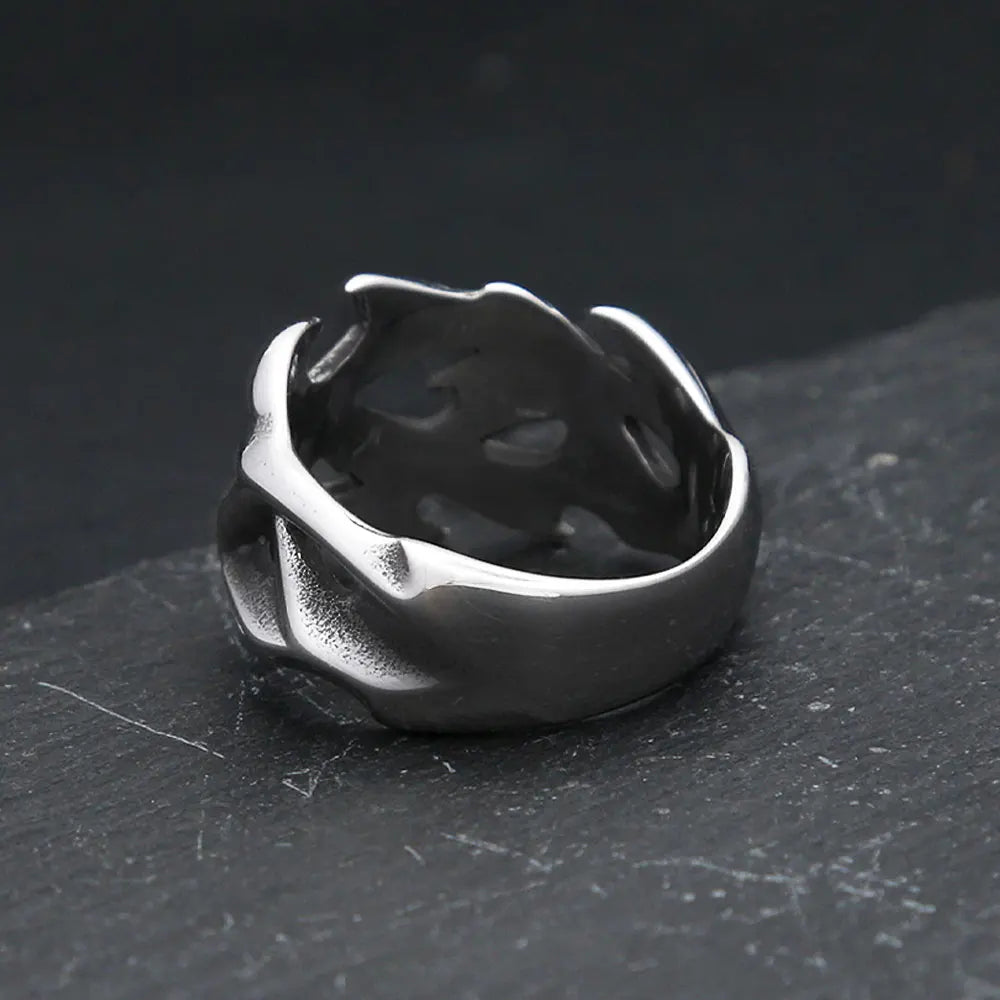 PENDRA Thornhollow Stainless Steel Thorn Ring