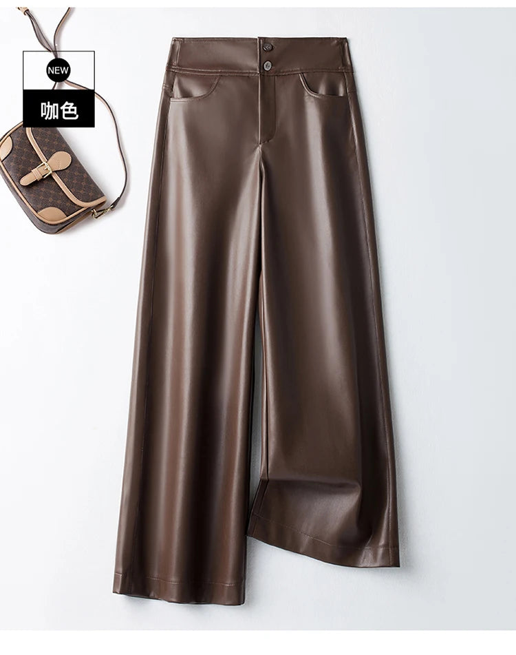 PENDRA Wide Leg Straight Double Pants