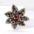 PENDRA Florielle3 Crystal Brooch