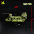 PENDRA Military Helicopter Army Building Set