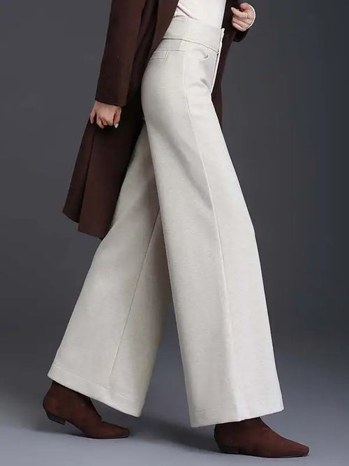 PENDRA Crocodile Print PU Straight Leg Pants