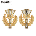 PENDRA Thistelle Retro Thistle Flower Earrings