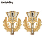 PENDRA Thistelle Retro Thistle Flower Earrings