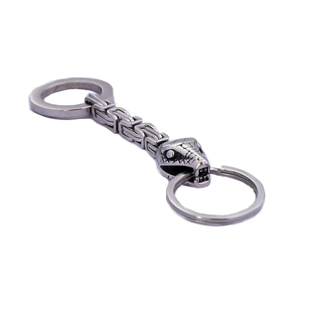 PENDRA Runekey Viking Snake Keychain