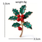 PENDRA Carnelia December Birthday Enamel Flower Brooch