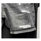 PENDRA Denim Washed Straight Jeans