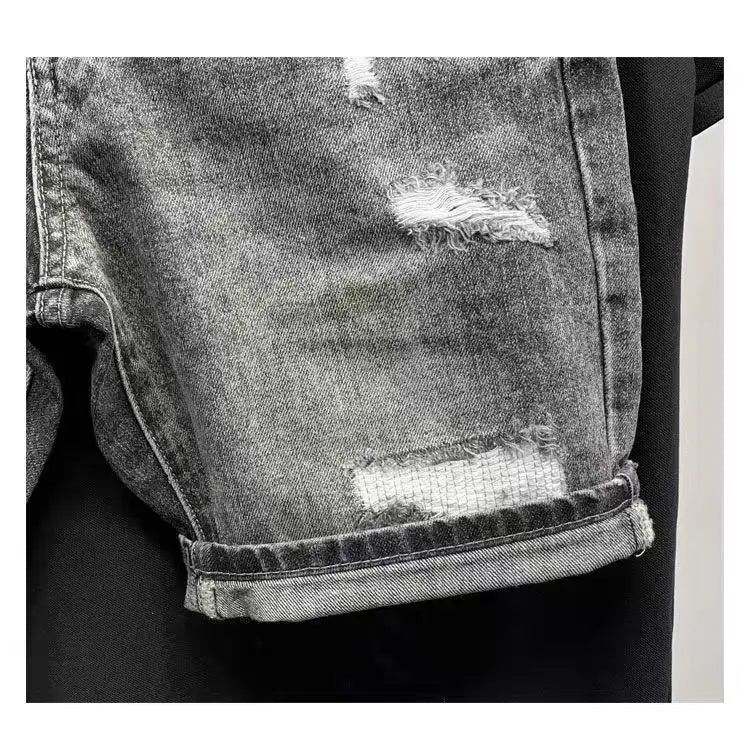 PENDRA Denim Washed Straight Jeans