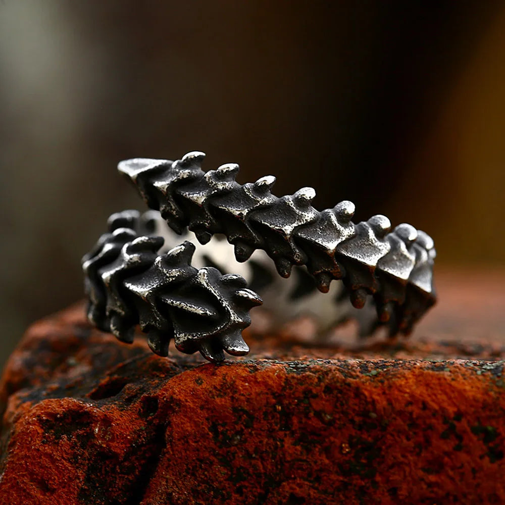 PENDRA Vikingdragon Black Stainless Steel Dragon Bracelet