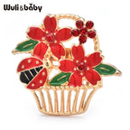 PENDRA Florielle2 Floral Brooch
