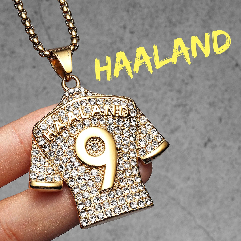 PENDRA Football Jersey Mbapp Steel Necklace