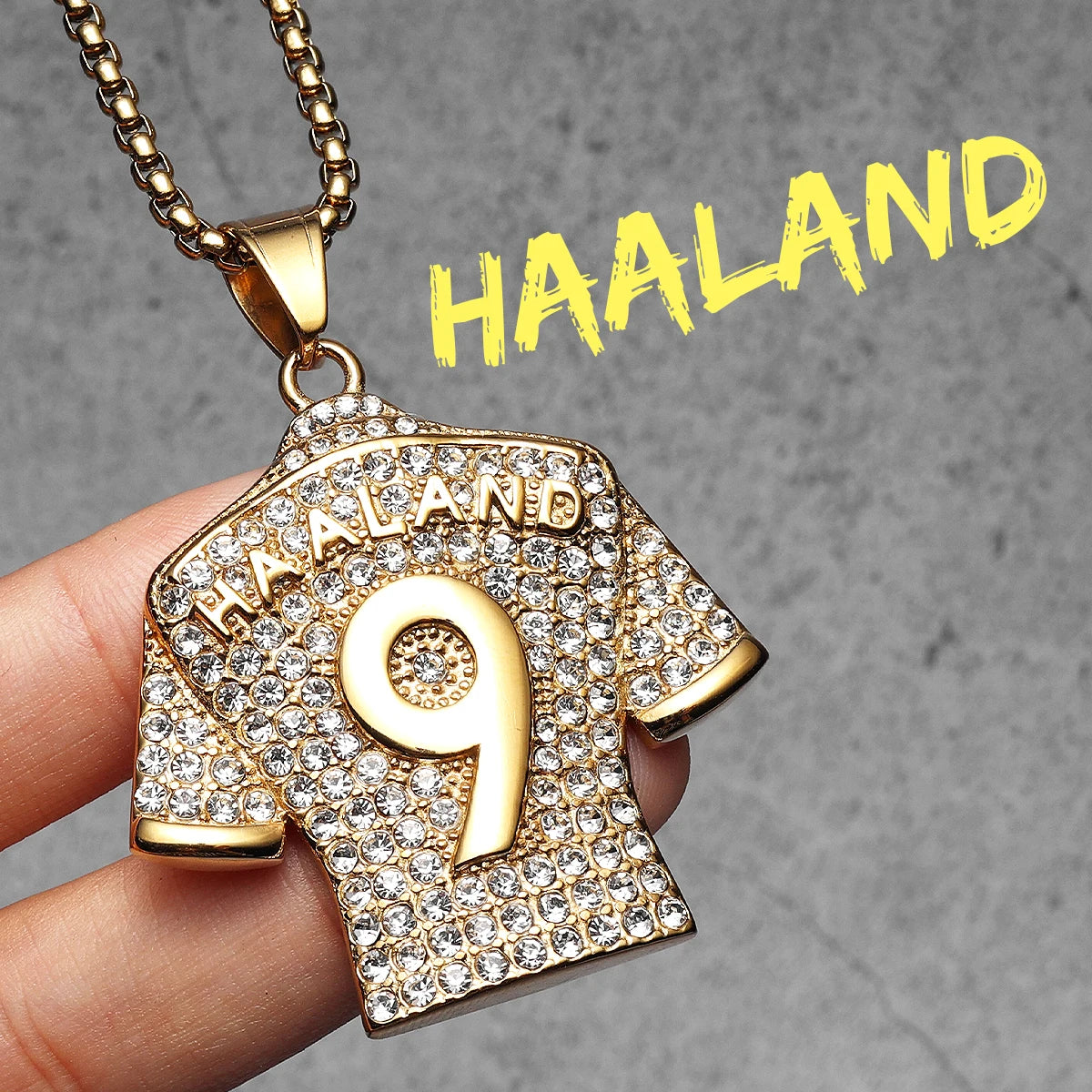 PENDRA Football Jersey Mbapp Steel Necklace