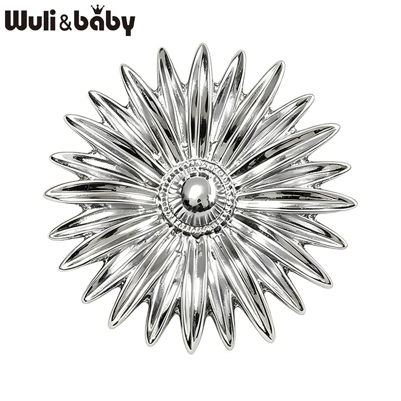 PENDRA Daisyelle Metal Daisy Brooch