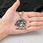 PENDRA Silver Persian Necklace